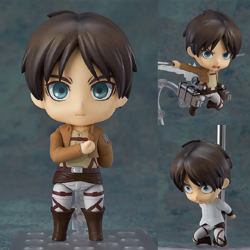 Anime Attack on Titan Figure Statues Mikasa Ackerman 203 Eren Jaeger 207 Rivaille 213 PVC Action Collectible Model Gift | Игрушки и