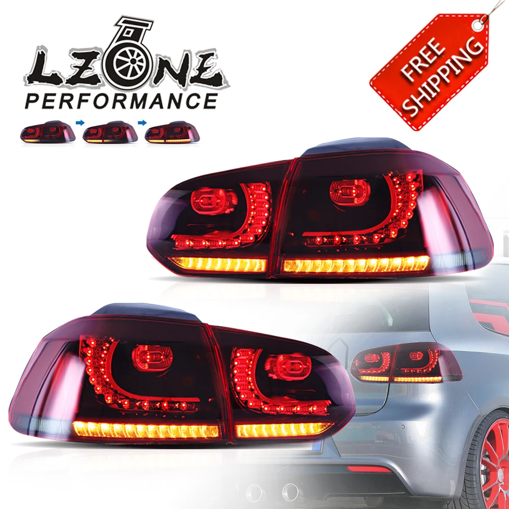 Автомобильный Стайлинг Аксессуары для заднего фонаря VW Golf 6 LED задние фонари 2009-2012