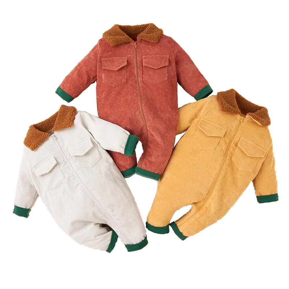 Весенне осенняя одежда для новорожденных мальчиков и девочек 2020 цельный