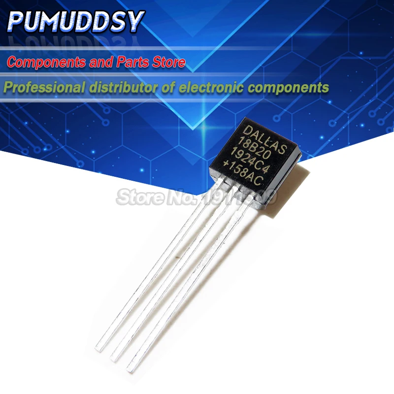 2 шт. DS18B20 18B20 18S20 TO 92 IC CHIP термометр датчик температуры|Интегральные схемы| |