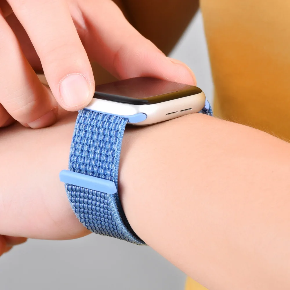 

Nylon Strap For Apple Watch band 44mm 40mm 42mm 38mm Smartwatch Watchband Belt Sport Loop Bracelets iWatch Series 5 SE 6 4 3 2 1