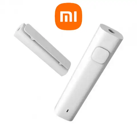 Аудиоприемник Xiaomi Mi Bluetooth, портативный проводной/беспроводной медиаадаптер 3,5 мм, для наушников, гарнитуры, динамика, автомобиля, AUX