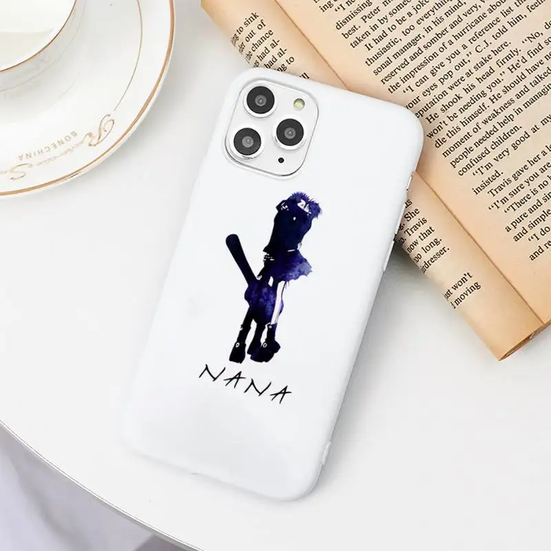 

JAPAN anime Oosaki Nana Phone Case Candy Color for iPhone 6 6S 7 8 11 12 XS X SE 2020 XR mini pro Plus MAX funda
