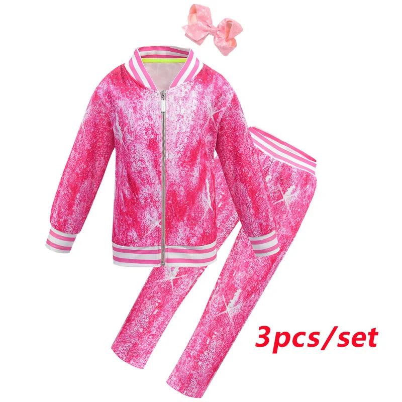 Одежда для маленьких девочек Зимние детские спортивные костюмы Комплекты одежды