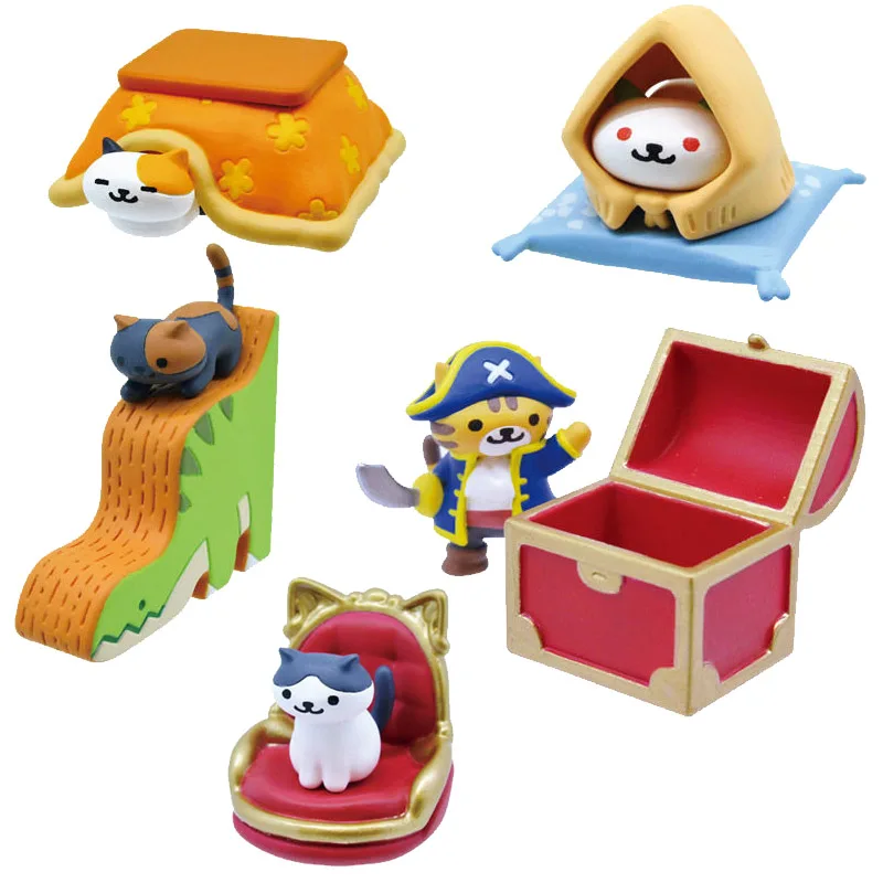 Фигурки героев аниме Bandai оригинальные игрушки Gacha серия милые фигурки для детей