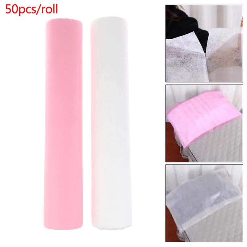 

50 pcs Tattoo Table Cover Spa Massage Bed Sheets Headrest Paper Roll