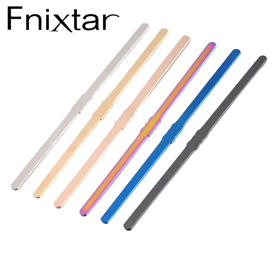 Fnixtar DIY C Открытый Браслет манжета материал зеркальная полированная нержавеющая