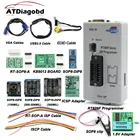 Программатор RT809F по лучшей цене, 12 адаптеров + зажим sop8 IC + CD + 1,8 вSOP8, адаптер VGA LCD ISP, программатор