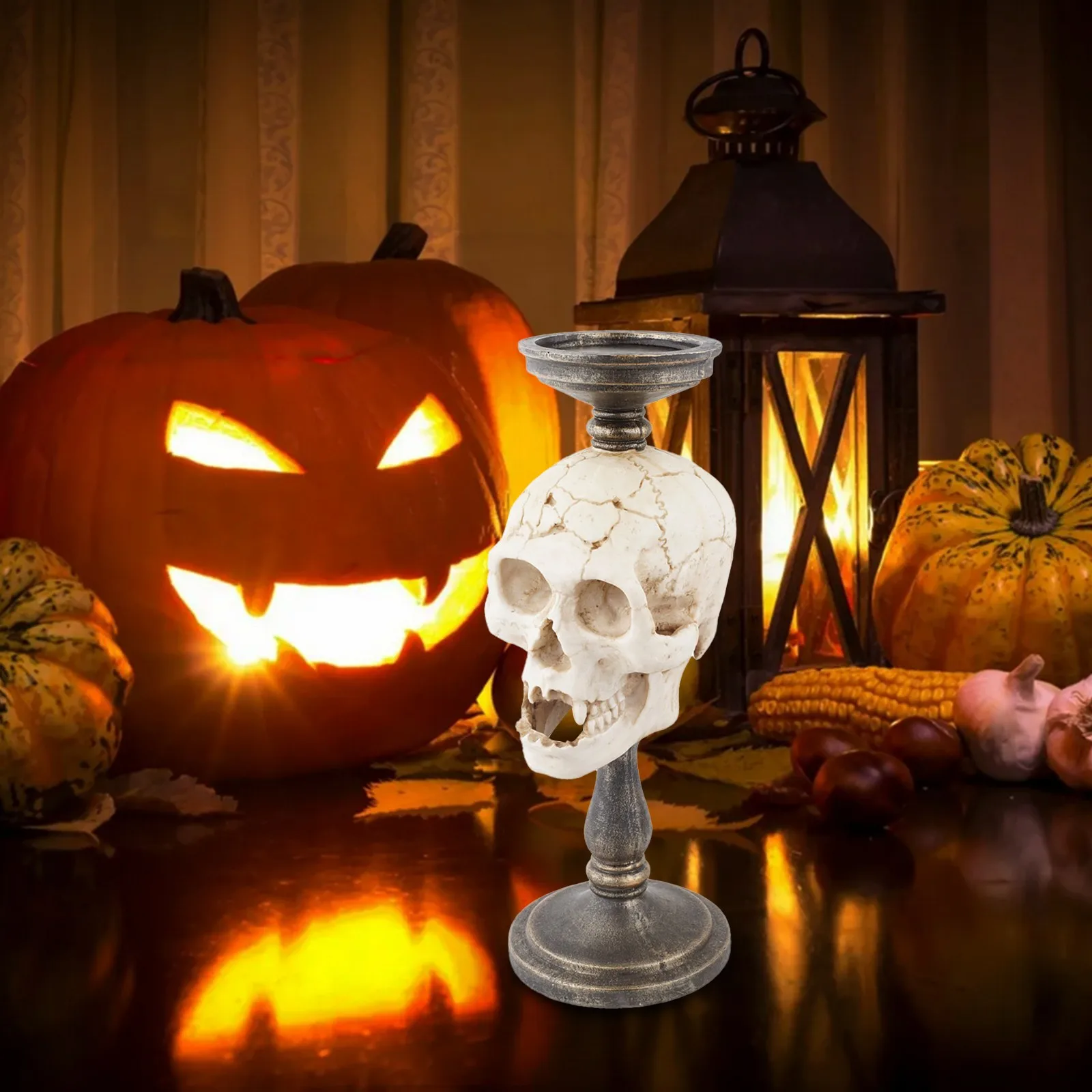 3 сторонний подсвечник в виде черепа форма из смолы сделай сам имитация пластыря