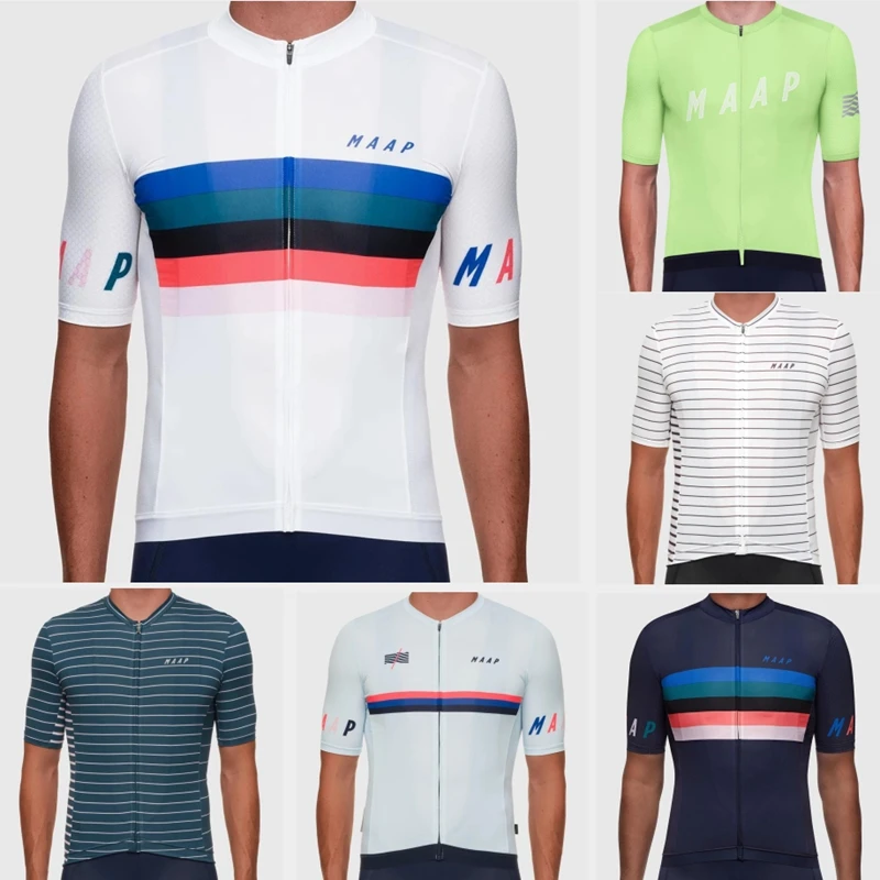 

Maap cycling jersey 2019 Summer Coolmax team racing clothing outdoor cycling sportswear MTB Jersey short sleeve bicycle shirts