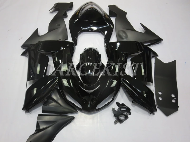 

High Quality New ABS Motorcycle Fairings Kit For kawasaki Ninja ZX-10R ZX10R 2006 2007 06 07 Bodywork set black glossy matte