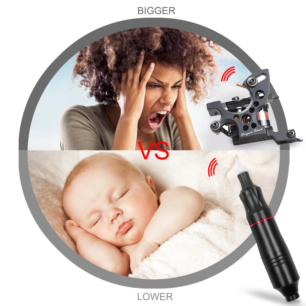 Полный комплект машины для татуировки Профессиональный тату набор с картриджи