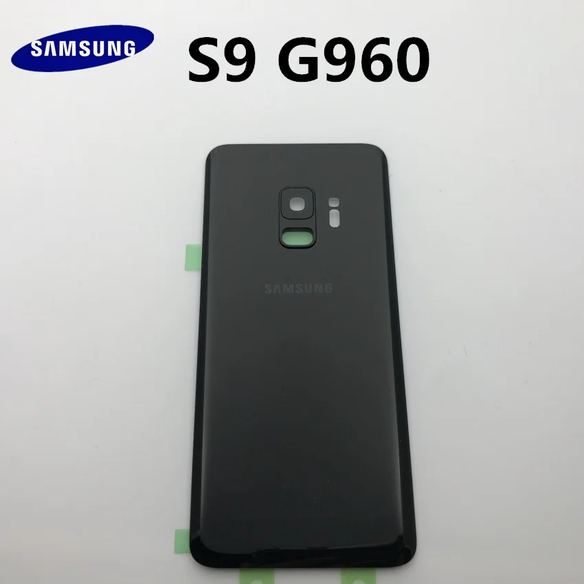 10 шт.,, новинка, для samsung Galaxy S9 edge, G960, G960F, SM-G960F, Задняя стеклянная крышка, задняя крышка, крышка батареи, замена корпуса