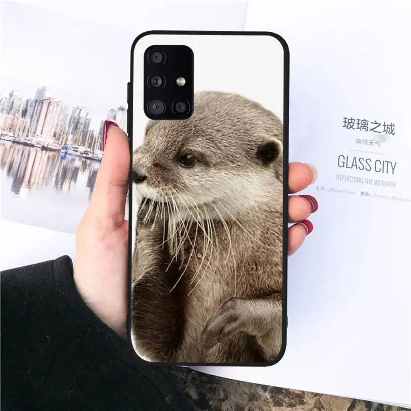 

Animal otter Phone Case For Samsung galaxy S 7 8 9 10 20 edge A 6 10 20 30 50 51 70 note 10 plus