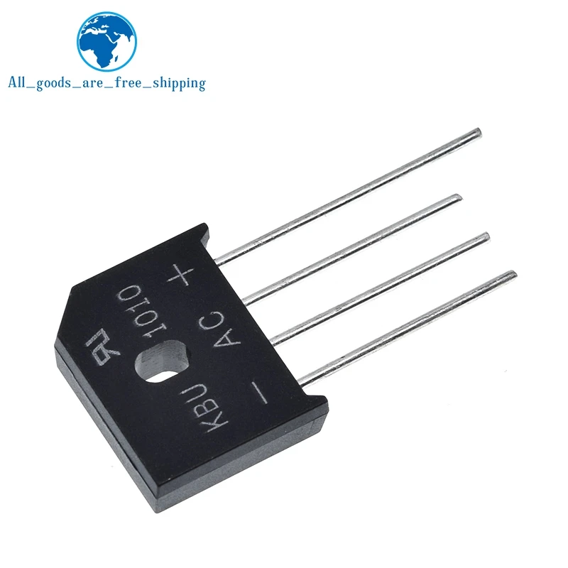 5 шт./лот KBU1010 KBU 1010 10A 1000V ZIP Diode Bridge выпрямительный диод новинка|Выпрямители| |