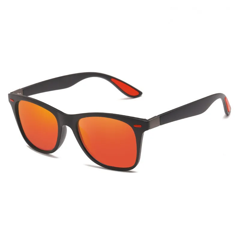 

Солнцезащитные очки поляризационные UV400 для мужчин и женщин, зеркальные винтажные солнечные аксессуары в квадратной оправе, для вождения, л...