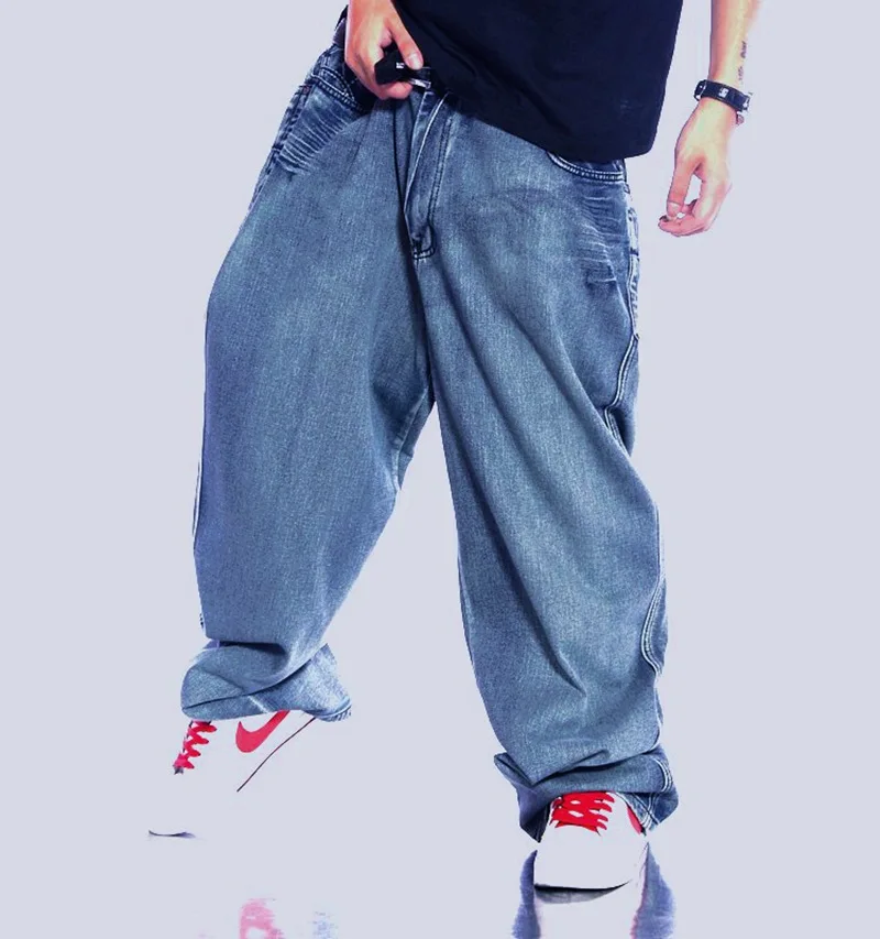 

Oversized men's pants trend casual pants hip hop skate pants jeans pants fatter baggy jeans