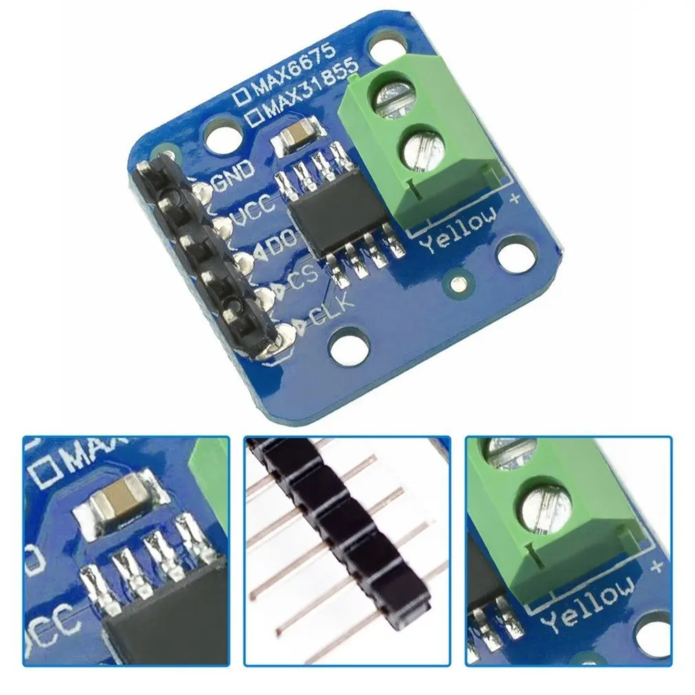 MAX31855 K Тип плата термопары читаемый модуль датчика температуры для Arduino -200 ℃ до +