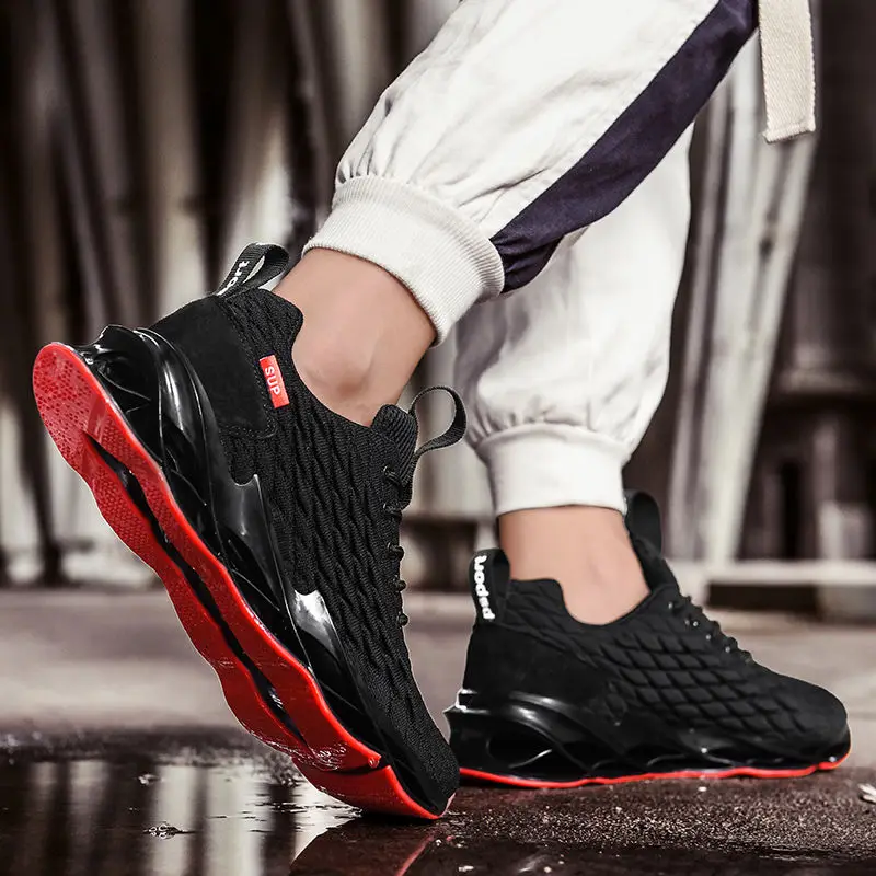 

Men's Sneakers 2021 New Platform Men Casual Shoes Lace-Up Breathable Light Man Running Big Size Tenis Shoes Outdoor Sports Shoes