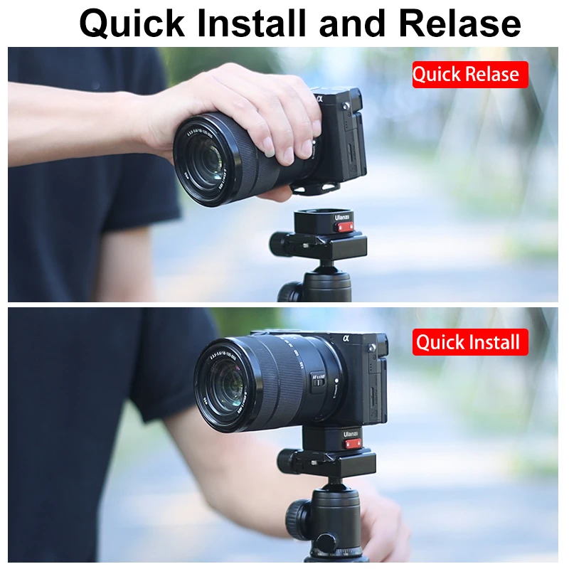 Система быстрого снятия Ulanzi 1/4 дюйма с креплением на плечо для DSLR-камер Sony Canon Nikon -