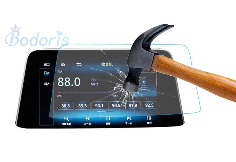 

For Mitsubishi Eclipse Cross 2018 2019 2020 Navigation Touch Screen Tempered Glass Protector Audio Touchscreen Film Sticker