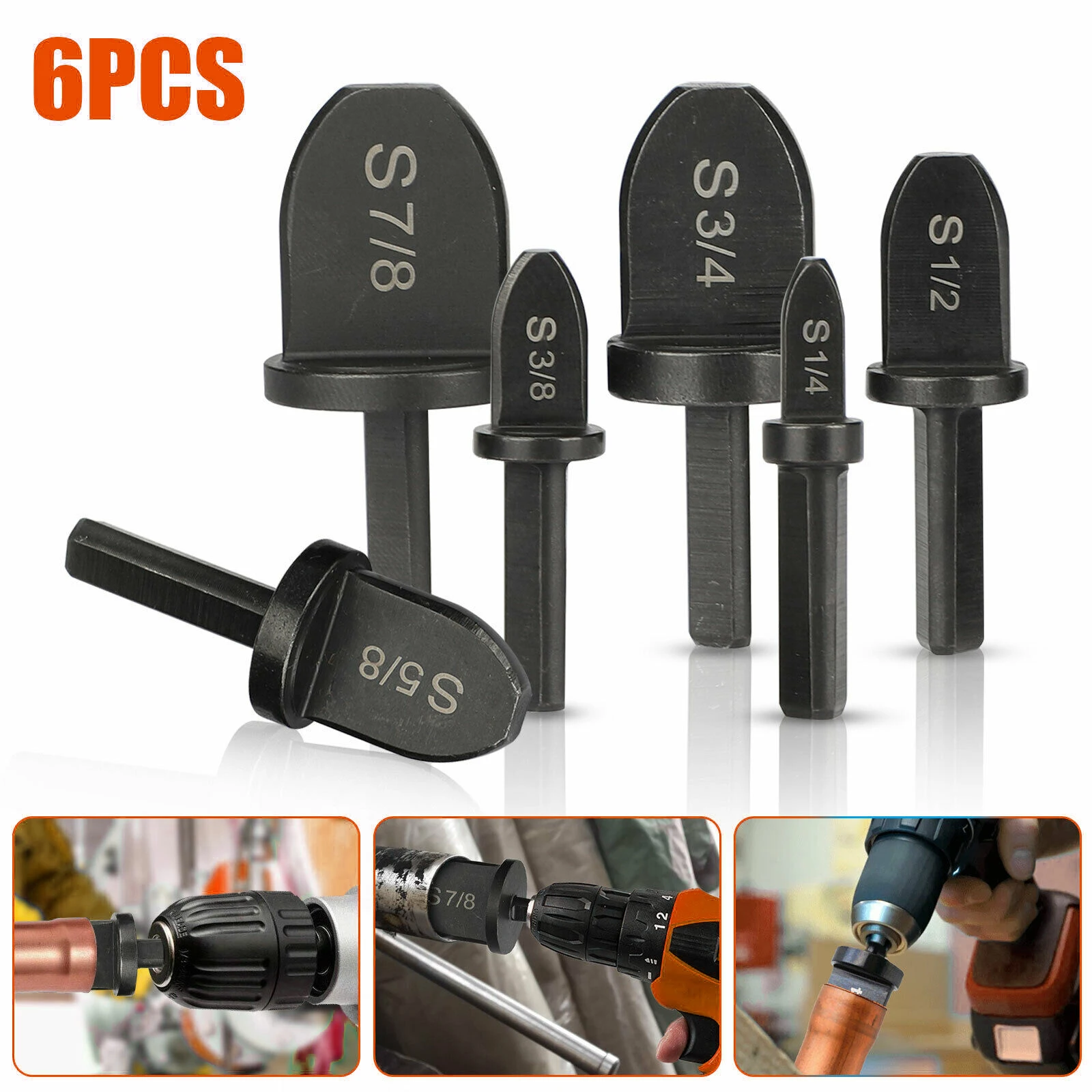 

Tube Expander 3/4inch Triangular Handle Metal Suitable For Standardized Hard Copper And Soft Copper Install Repair Tool