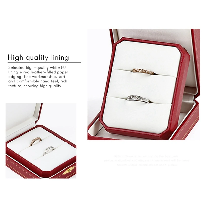 

Jewelry Ring Jewelry Box Marriage Proposal Diamond Ring Box Wedding Ring Box Retro Ring Box