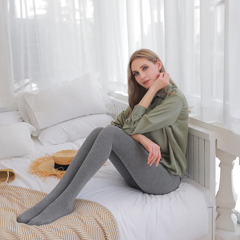 200g Plus Velvet Leggings Autumn and Winter Thickening Bottoming Socks Cotton Abdomen Buttocks Tights Women Pantyhose