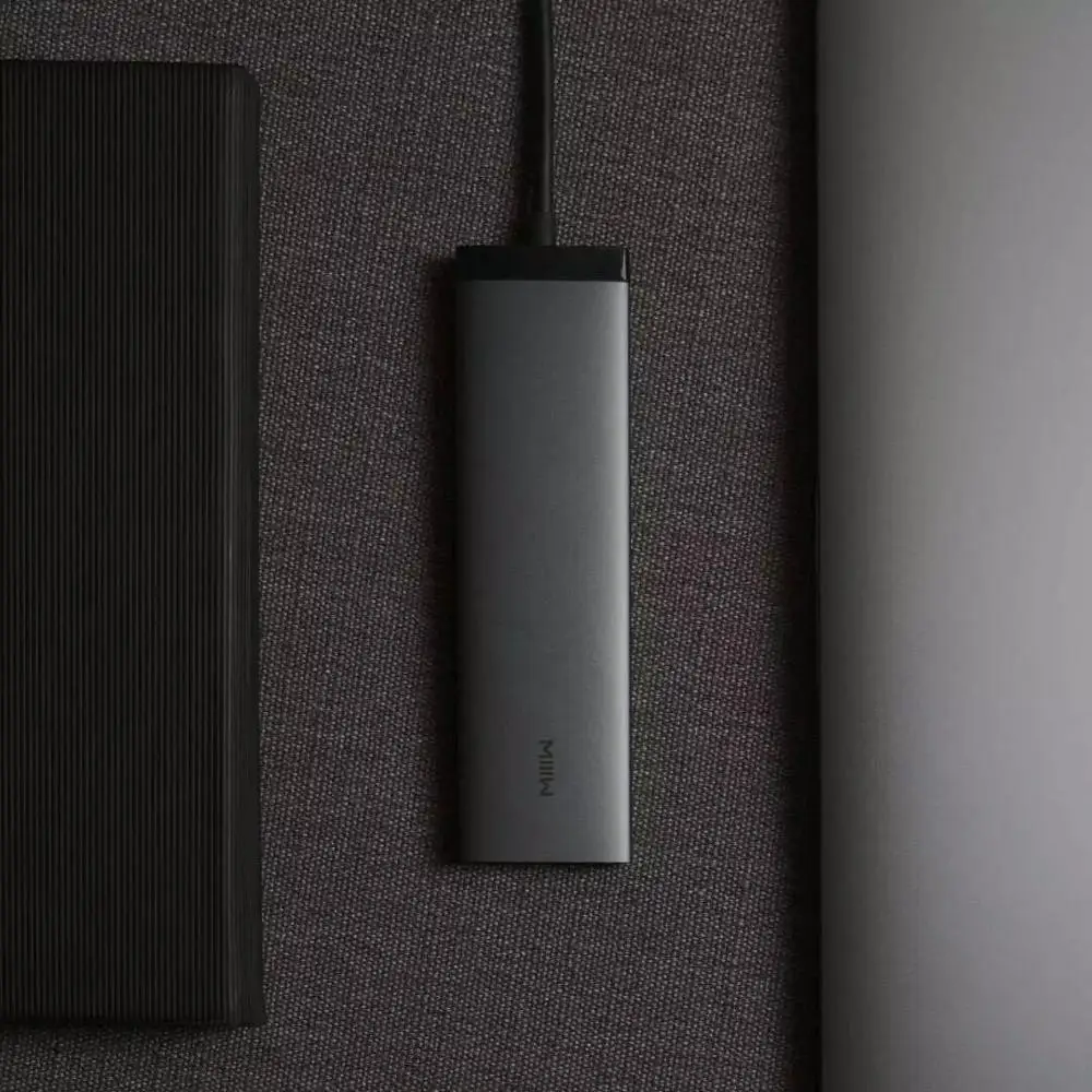Адаптер док-станции MIIIW Type-C 7 в 1 конвертер портов с 4K HDMI HD дисплеем/100 Вт USB-C PD/3 USB 3