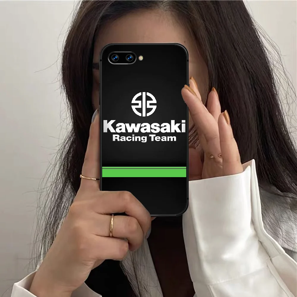 

Ninja Motorcycle Brand Kawasaki Phone Case For HUAWEI Honor 7 8 A 9 X Mate 10 i 20 V 40 Pro Lite Y7 2019 black Shell Soft Bumper