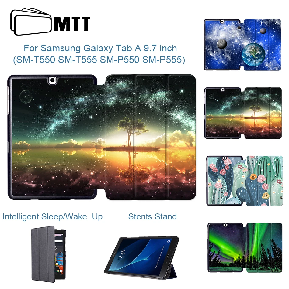 MTT чехол-подставка из искусственной кожи для samsung P555 SM-T550 SM-T555 P550 чехол для планшета samsung Galaxy Tab A 9,7 дюймов T550 T555