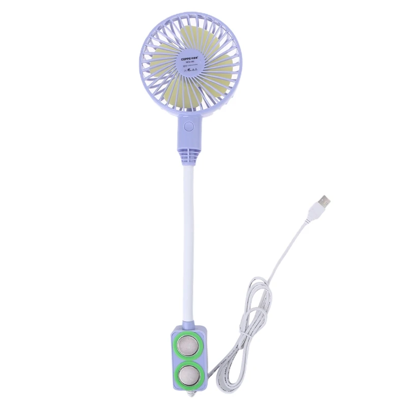 

3-speed USB Fan with Magnetic Base Flexible Gooseneck for Sewing Machine Dorm