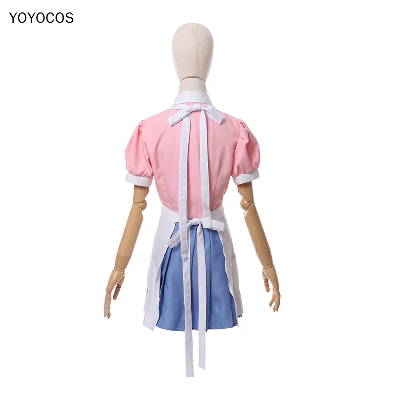 Костюм для косплея Микан цумики YOYOCOS Danganronpa 2 милый фартук девушек униформа на