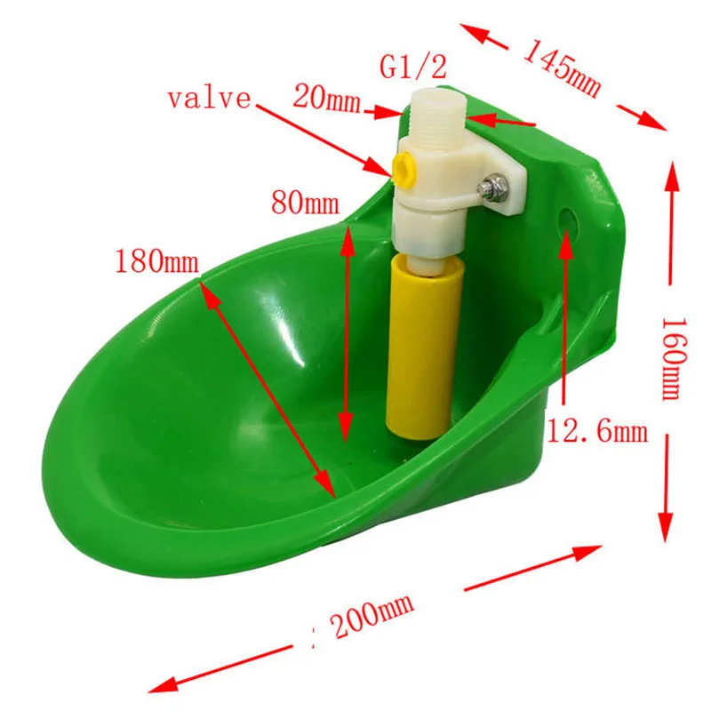 Автоматическая чаша для воды из козьей Овцы кормушка скота пластиковое