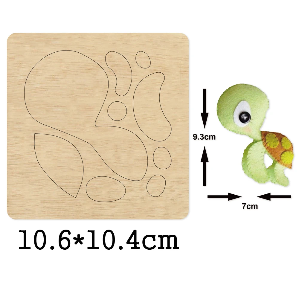 

tortoise Wood die Mould 2020 new craft scrapbooking cutting dies compatible with most of machines