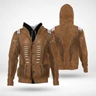 Толстовка с капюшоном для мужчин и женщин, уличная одежда в стиле хип-хоп, свитшот с 3D рисунком, в индийском стиле, на осень