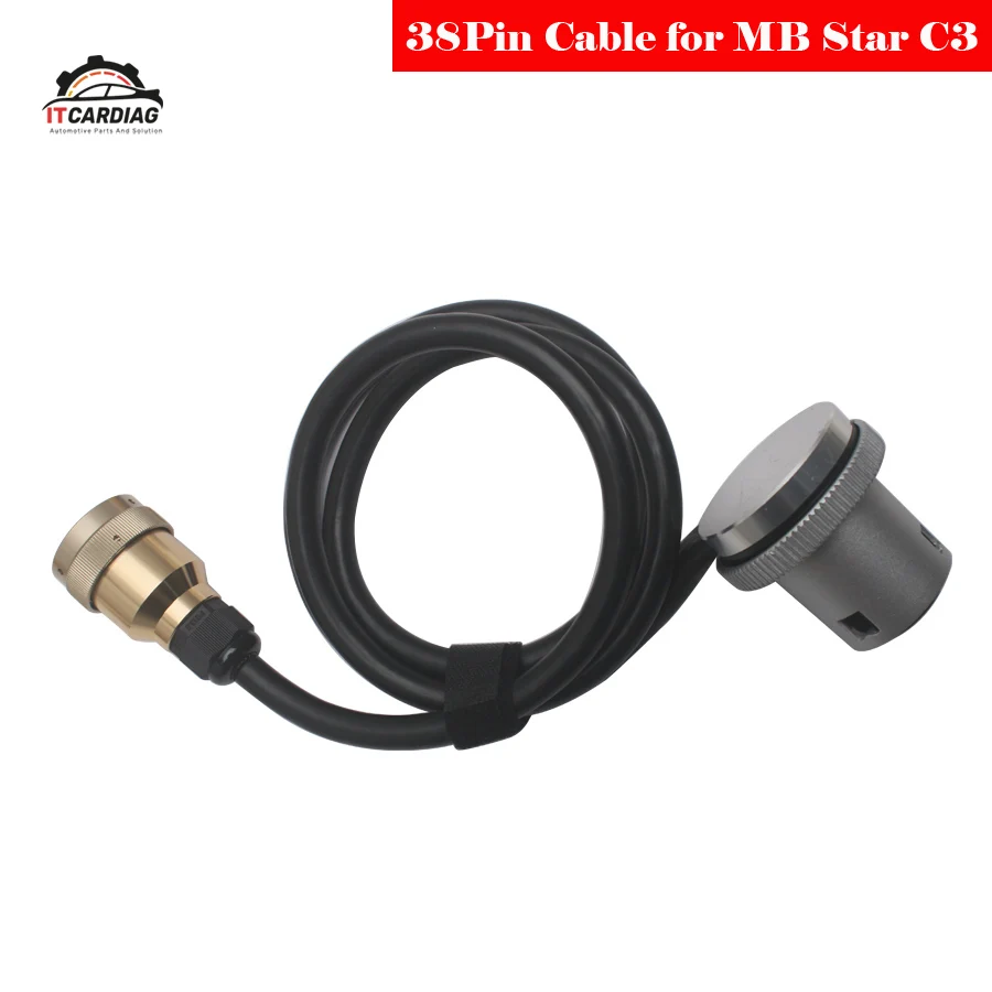 Для Benz 38Pin кабель для MB STAR C3 OBD2 кабели OBDII 38 Pin Тестовый Кабель для диагностического инструмента MB OBD 2 кабель от AliExpress RU&CIS NEW