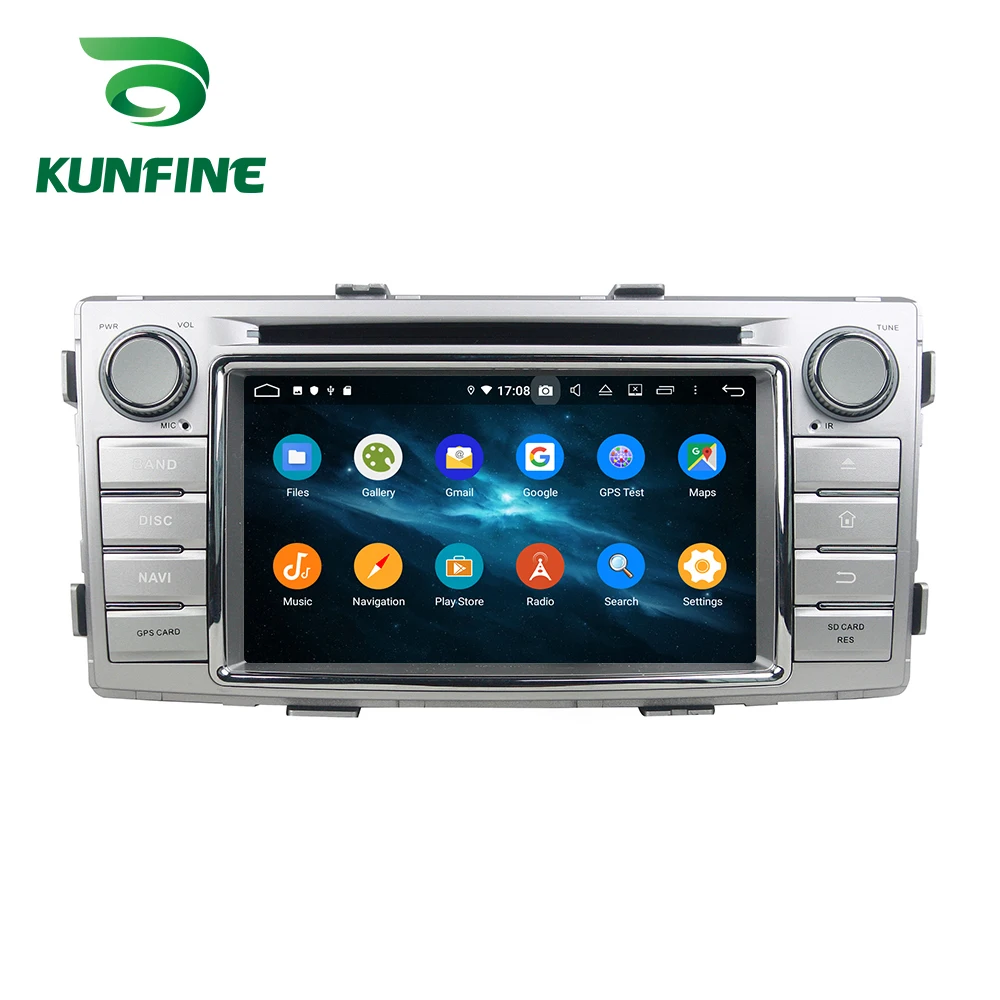Android 9 0 Восьмиядерный 4 Гб ОЗУ 64 ПЗУ автомобильный DVD GPS мультимедийный плеер