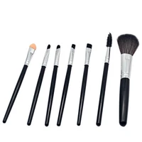 7pcs makeup brushes tool set cosmetic powder eye shadow blush foundation brush lip eyebrow soft make up brush beauty tool