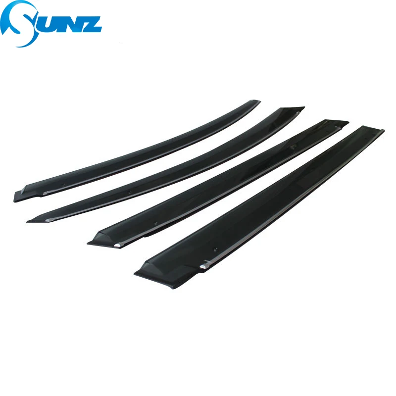 chrome strip Двери автомобиля козырек для Honda ODYSSEY 2009- окно протектор для Honda ODYSSEY 2009 2010 2011 2012 2013 Аксессуары SUNZ - Цвет: chrome strip