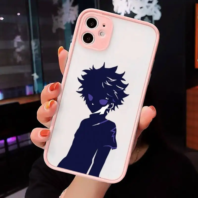 

Hunter x Hunter anime JAPAN Phone Cases matte transparent For Pink iPhone 7 8 x xs xr 11 12 pro plus max mini Clear Funda