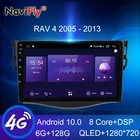 NaviFly 7862 Android все в одном автомобиль интеллектуальная система радио мультимедиа видео плеер для Toyota RAV4 3 XA30 2005 - 2013