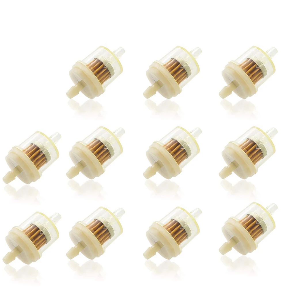 Универсальный топливный фильтр 10 шт. в упаковке 1/4 дюйма для мотоциклов