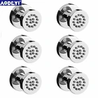 Распылитель для душа, латунный, квадратный, хромированный