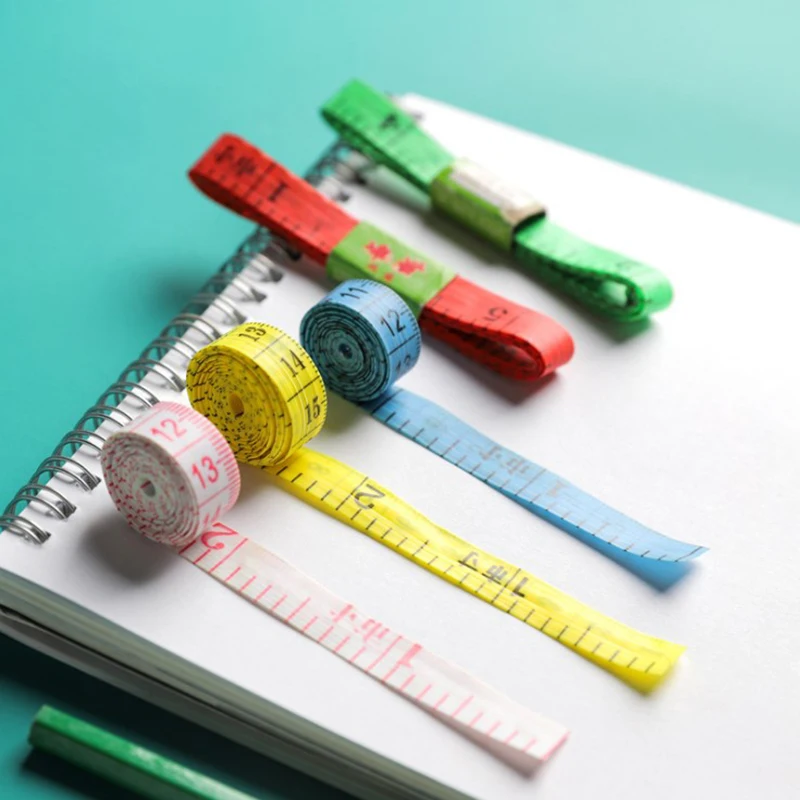 

1.5m Body Measuring Ruler Sewing Tailor Tape Measure Mini Soft Flat Ruler Centimeter Meter Sewing Measuring Tape