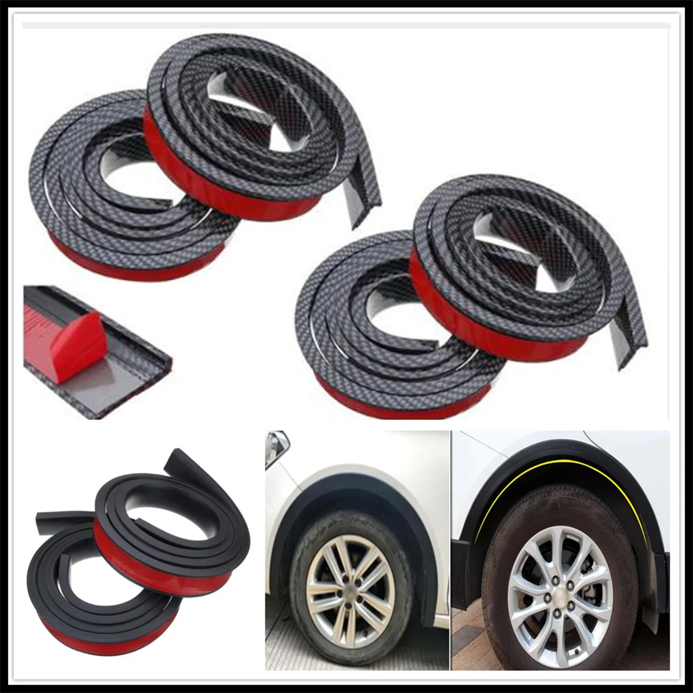 4 шт. черный автомобиль крыло Колеса Изогнутые брови губы для Toyota 4runner Sienna Sequoia Prius