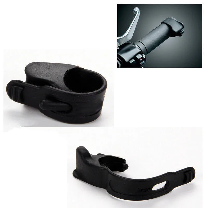 Clamp Pockets Hand Grip Control Tool bag Cramp Stopper Rubber Armrest Black Motorcycle Cruise Throttle Parts Durable Accessories |