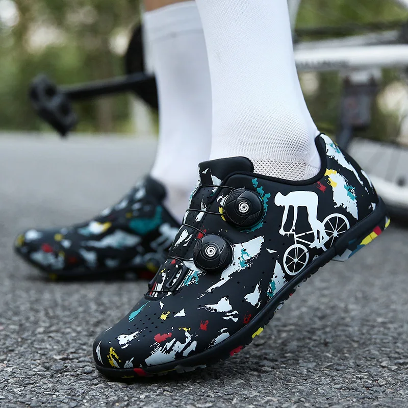 Jual Bersepeda Sepatu Sapatilha Ciclismo Mtb Pria Sneakers Wanita Mountain Bike Sepeda Sepatu Bernapas Sport Nyaman