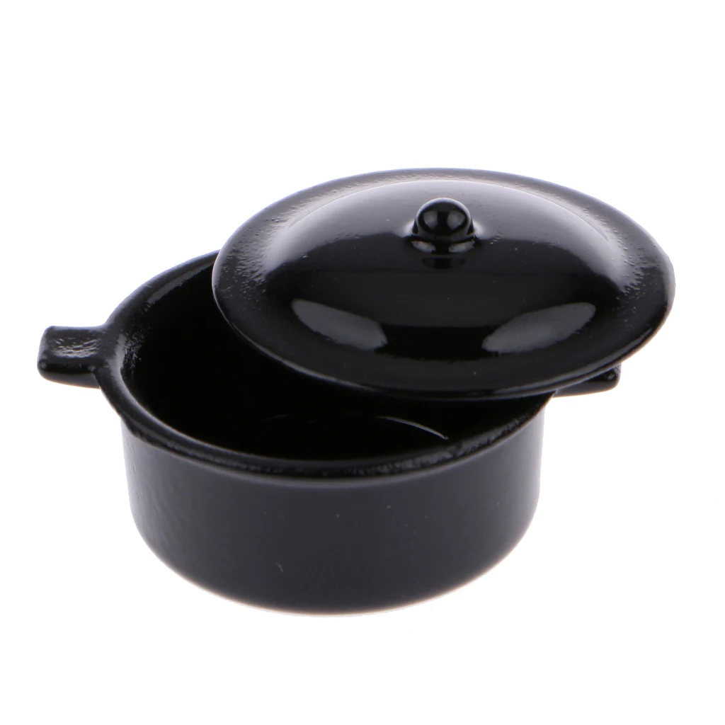 Миниатюрная кухонная утварь для кукольного домика посуда металлическая