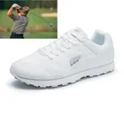 Мужские Нескользящие кроссовки для гольфа, профессиональная обувь для гольфа, для тренировок, прогулок, трава, белые